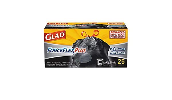 Glad Sac poubelle Forceflex 25ct 